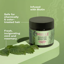 Load image into Gallery viewer, Mielle Organics Rosemary Mint Strengthening Edge Gel - 2Oz: for Textured &amp; Curly Hair, Paraben-Free
