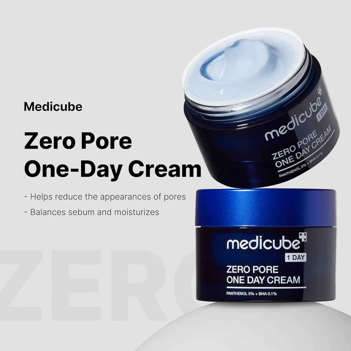 Transform Your Skin with Medicube Zero Pore One-Day Cream - The Ultimate Pore Refining Solution for a Radiant Complexion