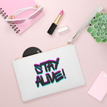 Load image into Gallery viewer, Stay Alive! Graphic Clutch Bag – Radiant Haven

