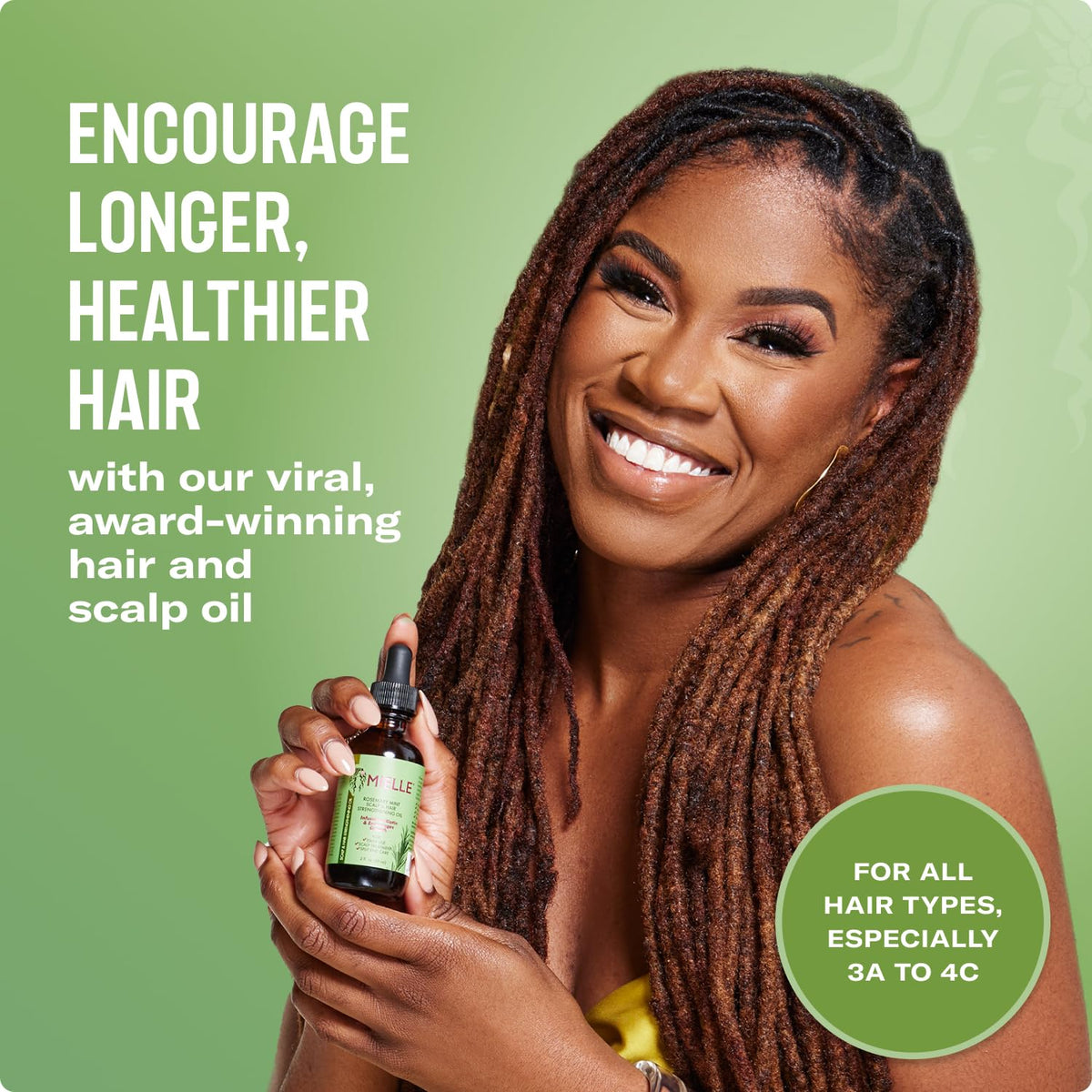Rosemary Mint Strengthening Hair Oil and Shampoo