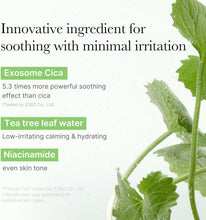 Load image into Gallery viewer, Toner Pads Exosome CICA Tea Tree Calming Toner Pad for Sensitive Skin | Centella Asiatica for Redness, Breakouts | Low-Irritating &amp; Hydrating Care | Korean Skincare, 100 Pads (1 Pack)
