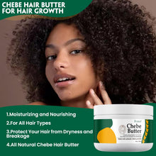 Load image into Gallery viewer, Chebe Hair Butter, 8.8 Oz - Repairs Fragile Hair, Promotes Growth &amp; Strengthening, Natural Ingredients, for All Hair Types, Unisex, Adult Department, General Public
