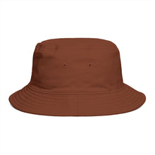 Load image into Gallery viewer, Minimal Monogram Bucket Hat — R|I Embroidered Rust Fashion Hat
