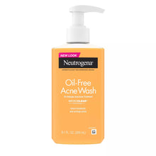 Load image into Gallery viewer, Neutrogena Oil-Free Salicylic Acid Acne Fighting Face Wash - 9.1Oz: Hypoallergenic, Liquid, for Normal, Oily, Combination Skin
