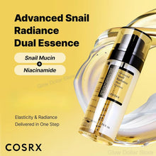 Load image into Gallery viewer, COSRX Niacinamide 5%+Snail Mucin 74% Dual Essence Advanced Snail Radiance Hydrating anti Aging Face Serum Korean Skin Care 80Ml
