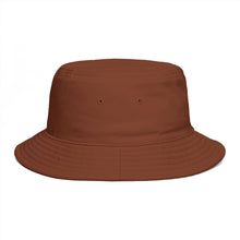 Load image into Gallery viewer, Minimal Monogram Bucket Hat — R|I Embroidered Rust Fashion Hat
