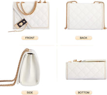Load image into Gallery viewer, Quilted Crossbody Bag for Women - Leather Shoulder Bag Fashion Chain Small Purse
