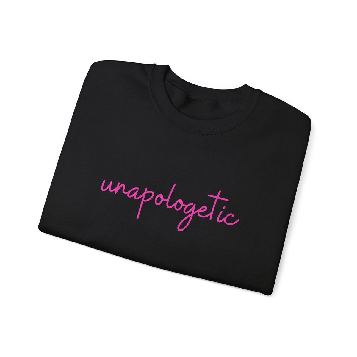 Unapologetic Crewneck Sweatshirt – "Becoming Her Unapologetically" Inspirational Sweatshirt