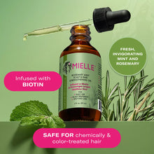 Load image into Gallery viewer, Mielle Organics Rosemary Mint Scalp &amp; Strengthening Hair Oil - 2 Fl Oz: Phthalate-Free, Paraben-Free, for All Hair Types
