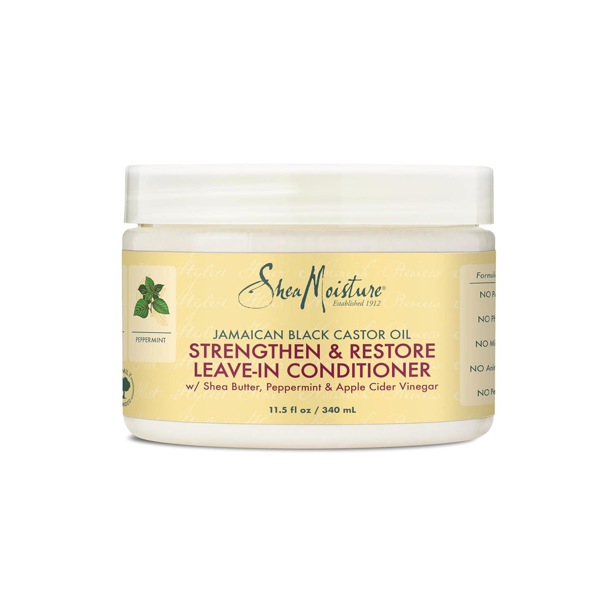 100% Pure Jamaican Black Castor Oil Leave in Conditioner for Damaged Hair and To