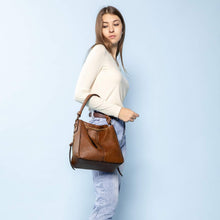 Load image into Gallery viewer, Hobo Crossbody Bags for Women Designer Faux Leather Hobo Handbags Retro Large Size Shoulder Bag Bucket Purse

