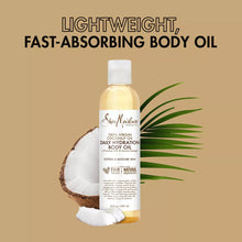 Load image into Gallery viewer, Sheamoisture Daily Hydration Coconut Body Oil - 8 Fl Oz: Whole Body Application, Combination &amp; Dry Skin, Paraben-Free
