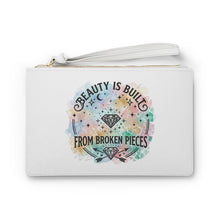 Load image into Gallery viewer, Beauty Is Built From Broken Pieces Clutch Bag - Radiant Haven
