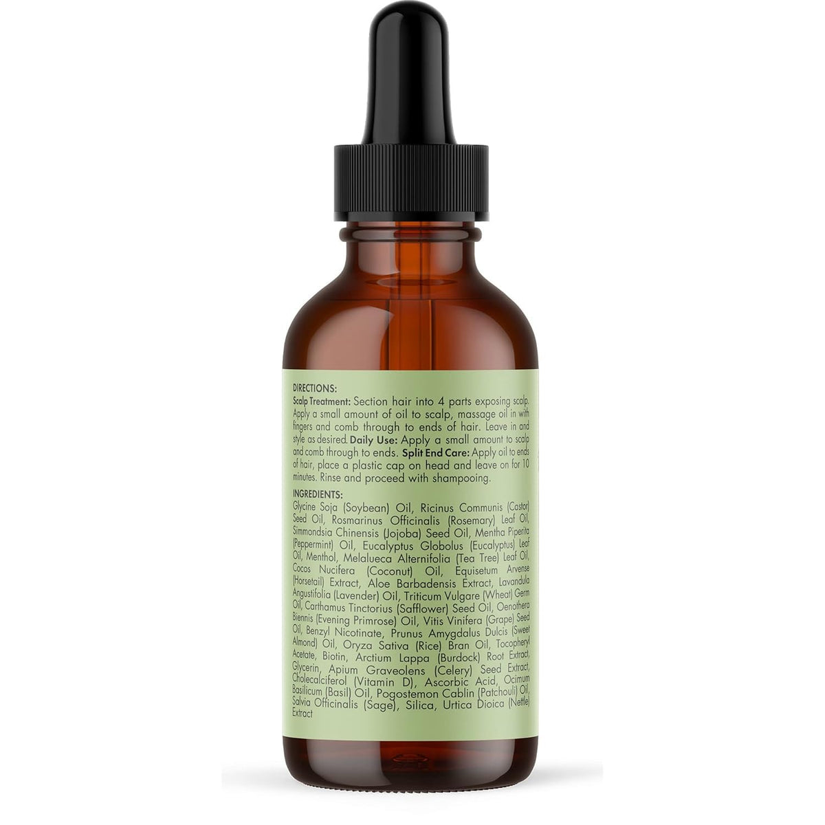 Rosemary Mint Strengthening Hair Oil and Shampoo