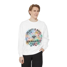 Load image into Gallery viewer, Beauty Is Built From Broken Pieces Sweatshirt - Radiant Haven

