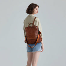 Load image into Gallery viewer, Women Backpack Purse PU Leather Anti-Theft Casual Shoulder Bag Fashion Ladies Satchel Bags
