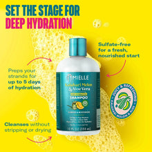 Load image into Gallery viewer, Mielle Kalahari Melon and Aloe Vera Deep Hydration Shampoo - 12 Fl Oz
