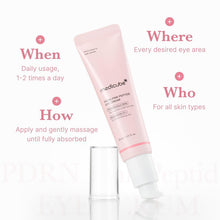 Load image into Gallery viewer, Eye Serum with Salmon DNA PDRN &amp; Pink Peptides | 99% Purity Retinol for Fine Lines | PDRN &amp; Niacinamide for Uneven Skin Tone | Korean Skincare, 1.01 Fl.Oz
