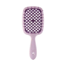 Load image into Gallery viewer, Tangled Hair Comb Detangling Hair Brush Massage Combs Hollow Out Wet Curly Hair Brushes Comb Salon Hair Styling Tools(Purple)

