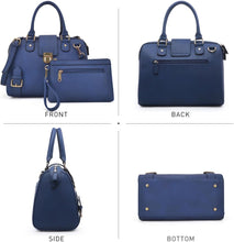 Load image into Gallery viewer, Women Barrel Handbags Fashion Satchel Bags Top Handle Shoulder Purses Vegan Leather Work Tote
