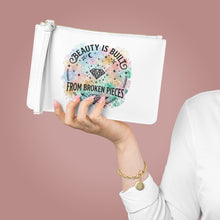 Load image into Gallery viewer, Beauty Is Built From Broken Pieces Clutch Bag - Radiant Haven

