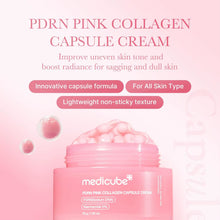 Load image into Gallery viewer, Medicube Pink Collagen Capsule Cream Face Lightweight Moisturizing Cream for Uneven Skin Tone Glow Hydration Korean Skin Care
