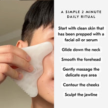 Load image into Gallery viewer, Mount Lai - the Vitality Qi White Jade Gua Sha Sculpting Tool | Face Sculptin...
