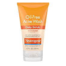 Load image into Gallery viewer, Oil-Free Acne Face Wash with 2% Salicylic Acid, Daily Exfoliating Scrub &amp; Acne Treatment for Oily, Acne-Prone Skin, Clears Breakouts &amp; Blackheads, 4.2 Fl. Oz
