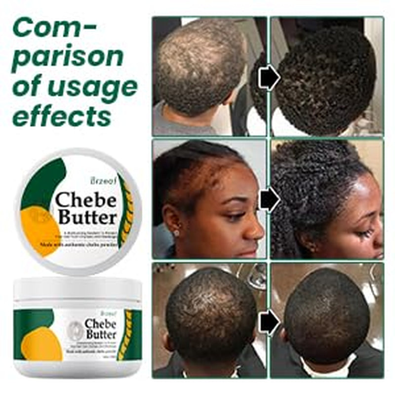 Chebe Hair Butter, 8.8 Oz - Repairs Fragile Hair, Promotes Growth & Strengthening, Natural Ingredients, for All Hair Types, Unisex, Adult Department, General Public