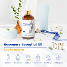Load image into Gallery viewer, Rosemary Essential Oil for Hair Care, Diffuser, Massage, Add to Shampoo, Conditioner-100Ml
