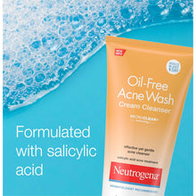 Load image into Gallery viewer, Oil-Free Acne Face Wash Cream Cleanser, 2% Salicylic Acid Acne Treatment, Daily Facial Cleanser for Acne-Prone Skin, 6.7 Fl. Oz
