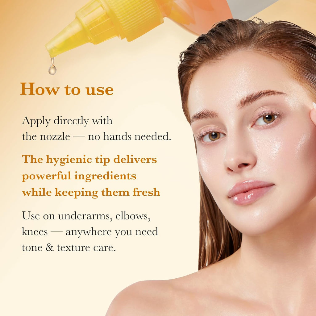 Kojic Acid Turmeric Smoothing Toner for Face & Body | Lightweight Toner for Balancing Uneven Skin Tone & Texture | Niacinamide, Glycolic Acid for Clear Glass Skin | 8.45 Fl.Oz