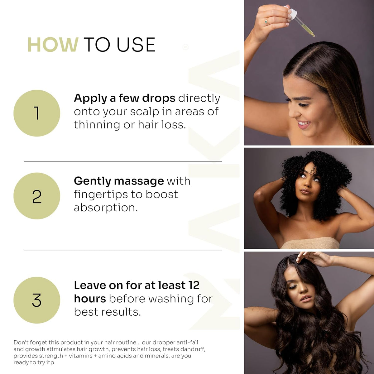 Rosemary Oil Hair Growth Serum - Organic Scalp Treatment for Thicker, Stronger, Healthier Hair, Nourishing & Strengthening Natural Hair Serum for Women & Men