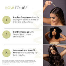 Load image into Gallery viewer, Rosemary Oil Hair Growth Serum - Organic Scalp Treatment for Thicker, Stronger, Healthier Hair, Nourishing &amp; Strengthening Natural Hair Serum for Women &amp; Men
