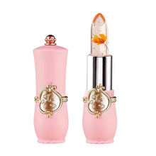 Load image into Gallery viewer, Experience the Magic of Crystal Flower Jelly Lipstick: Long-Lasting, Nourishing Lip Balm with Temperature Color Change!
