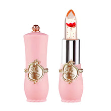Load image into Gallery viewer, Experience the Magic of Crystal Flower Jelly Lipstick: Long-Lasting, Nourishing Lip Balm with Temperature Color Change!
