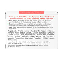 Load image into Gallery viewer, Facial Cleansing Bar for Acne-Prone Skin, Gentle Non-Medicated Daily Cleanser, Non-Comedogenic Transparent Soap with Glycerin, No Dyes or Detergents, 3.5 Oz
