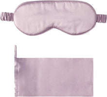 Load image into Gallery viewer, Silk Sleep Mask Light Blocking Luxury 100% Mulberry 19Mm Silk Eye Mask Eye Cover Blindfold Ultra Soft Light &amp; Comfy anti Aging Skin Care with Travel Bag Gift Package
