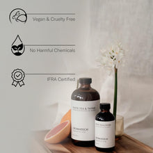Load image into Gallery viewer, White Tea and Thyme Aroma Essential Oil Blend: Luxury Hotel Inspired Aromatherapy with Tea Leaf, Fresh Thyme &amp; Amber for Ultrasonic Diffusers (4 Fl Oz (Pack of 1))
