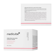 Load image into Gallery viewer, Medicube Pink Collagen Capsule Cream Face Lightweight Moisturizing Cream for Uneven Skin Tone Glow Hydration Korean Skin Care
