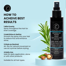 Load image into Gallery viewer, Hair Detangler Spray - Heat Protectant Spray for Hair with Rosemary Leaf Extracts, Jojoba Oil, &amp; Olive Oil-Adds Moisture, Shine &amp; Control (5Oz)
