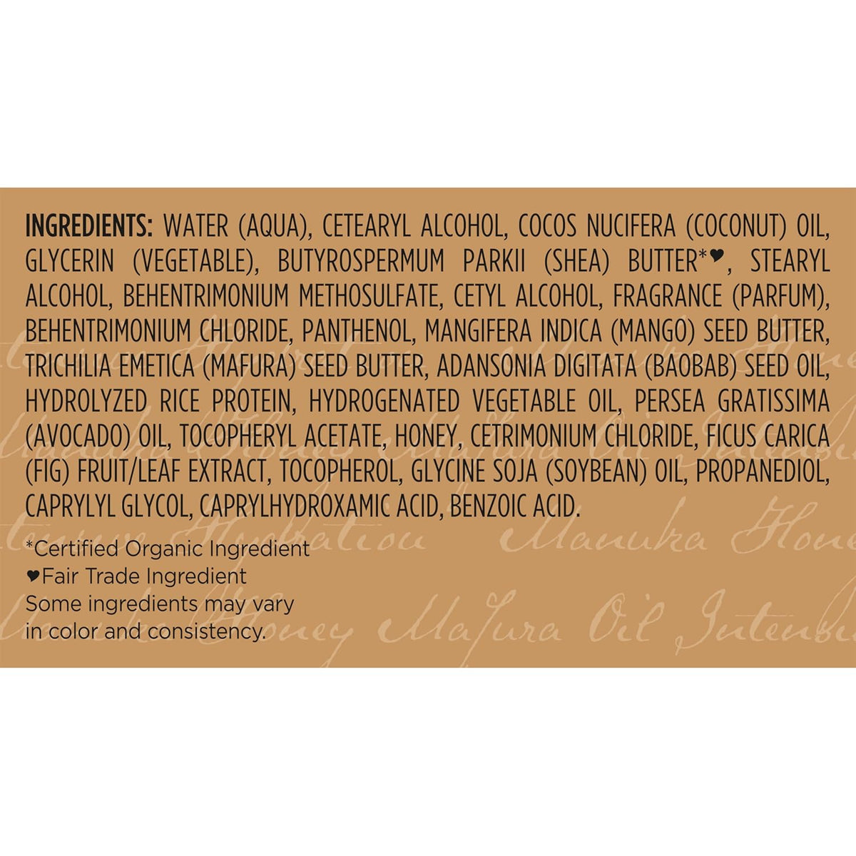 Intensive Hydration Hair Masque Manuka Honey & Mafura Oil for Dry, Damaged Hair