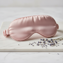 Load image into Gallery viewer, Sleep Mask Silk Eye Cover with Shaped Padding for Pressure-Free Sleeping, Foam Insert, Upgrade Contour over Conventional Flat Satin Eye Masks, Machine Washable

